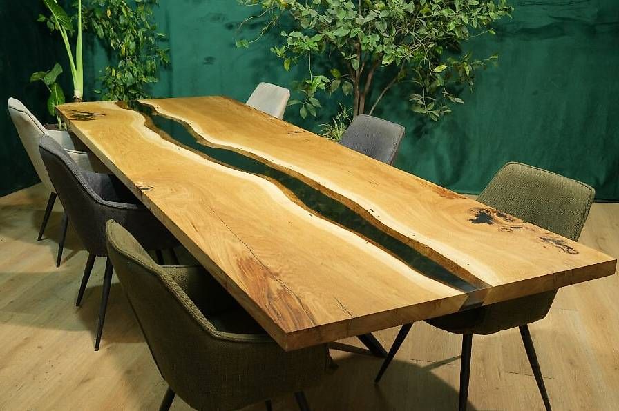 Toutes les décorations: Design trifft Natur - Dein Rivertable aus Eiche – D'occasion à Walchwil par Swissdesign_Haag 3