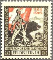 Feldbatterie 19, weiss, 1.WK, Wi 3.Div 38