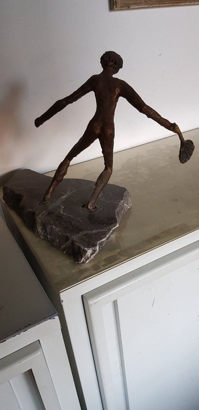 Sculture & Statue: Bronce Tennis-Skulptur – Usato da Schaffhausen venduto da beny06 8