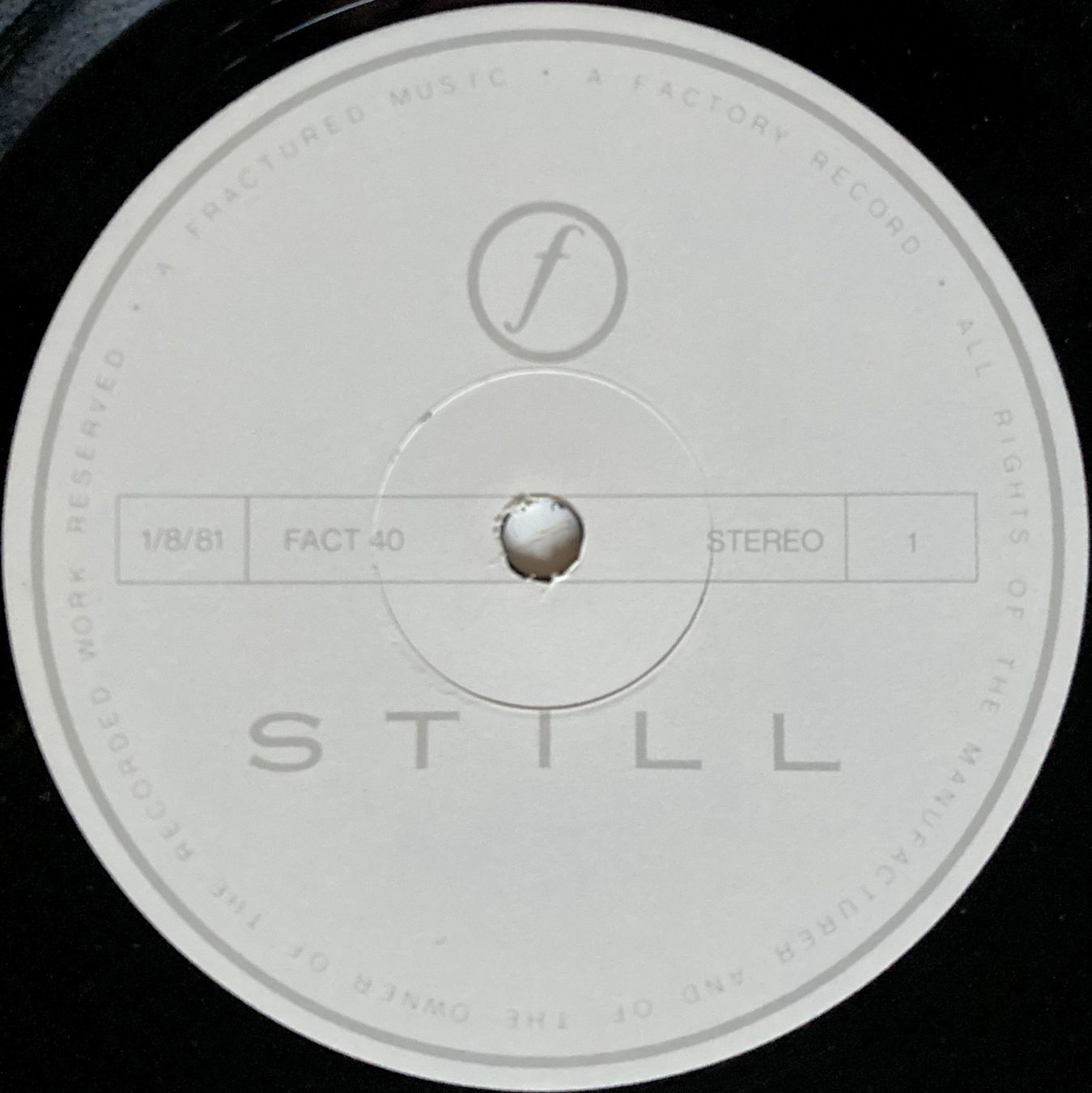 Schallplatten: JOY DIVISION - STILL – Gebraucht aus Bottens von hotter-than-hell 2