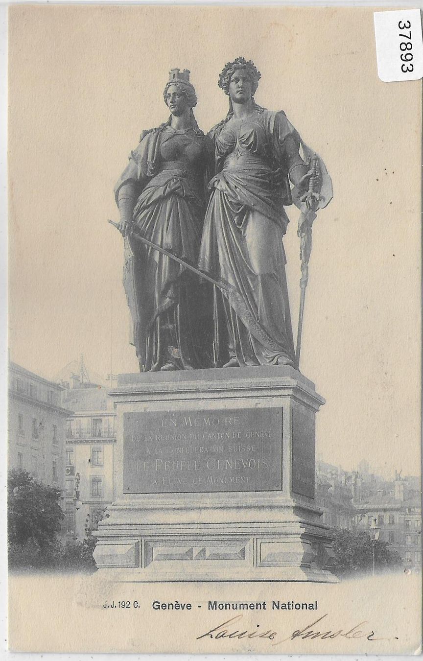Ansichtskarten: Geneve - Monument National – Gebraucht aus Ettingen von Kartenplanet