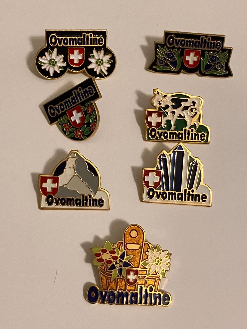 Placchette & Badge: 7 Pin Ovomaltine – Usato da Basel venduto da djwwpp