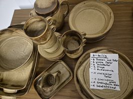 Geschirrset Langenthal"Sahara ",6 -teilig