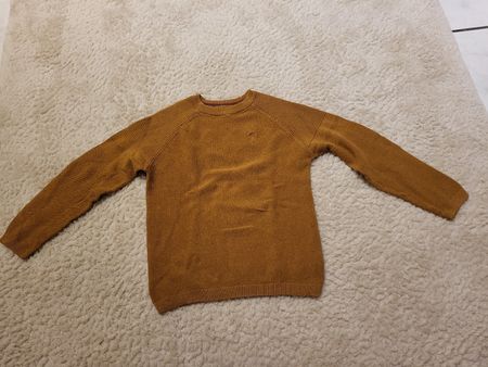 Next Strickpullover, Gr. 134, hellbraun, Top Zustand!