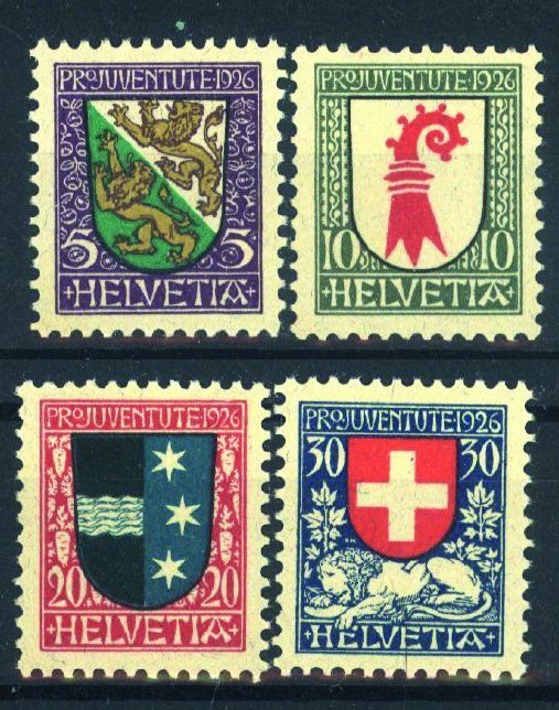 Tutti i francobolli: 1926, Pro Juventute ** – Usato da Willisau venduto da Vollstempel