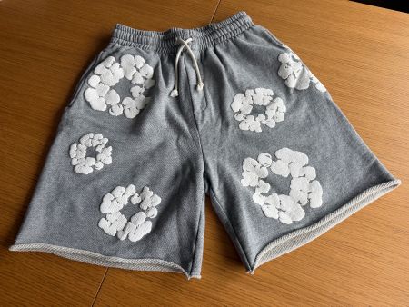 Denim Tears Shorts grau mit Blumenmuster Grösse S