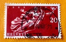 Nr.283 Helvetia mit Stempel  100 Jahre Schweizerischer 