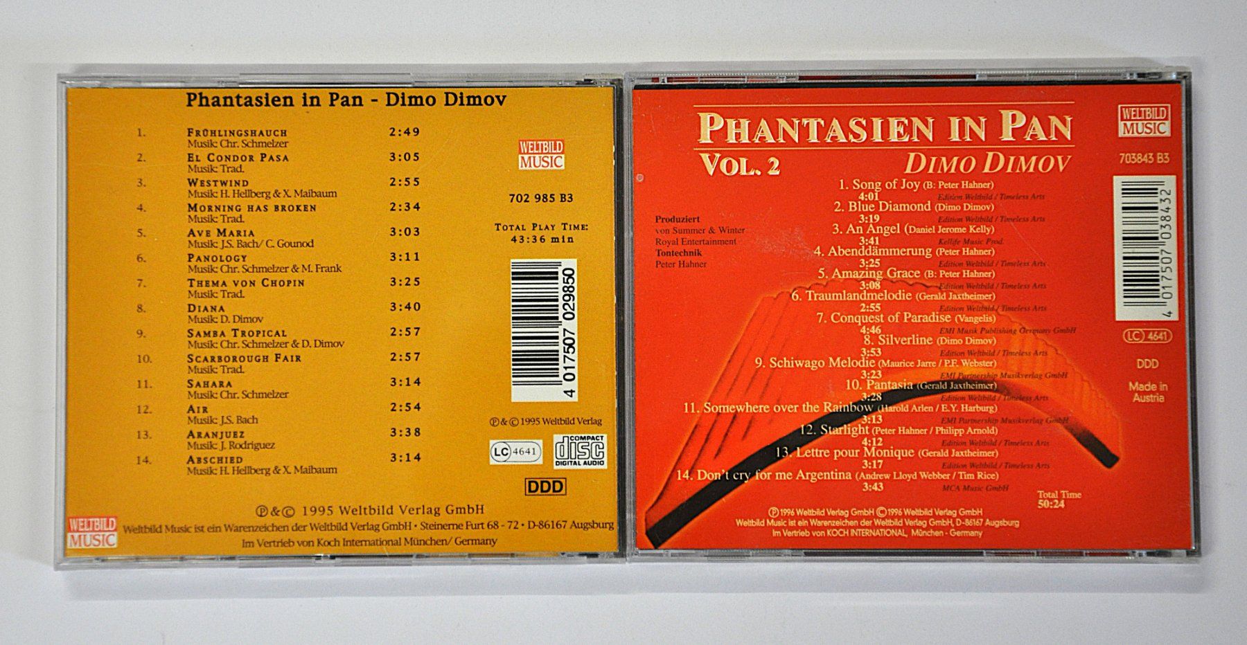 CD: 2 CD`s «Phantasien in Pan» – Usato da Grabs venduto da Fadenquarz 1