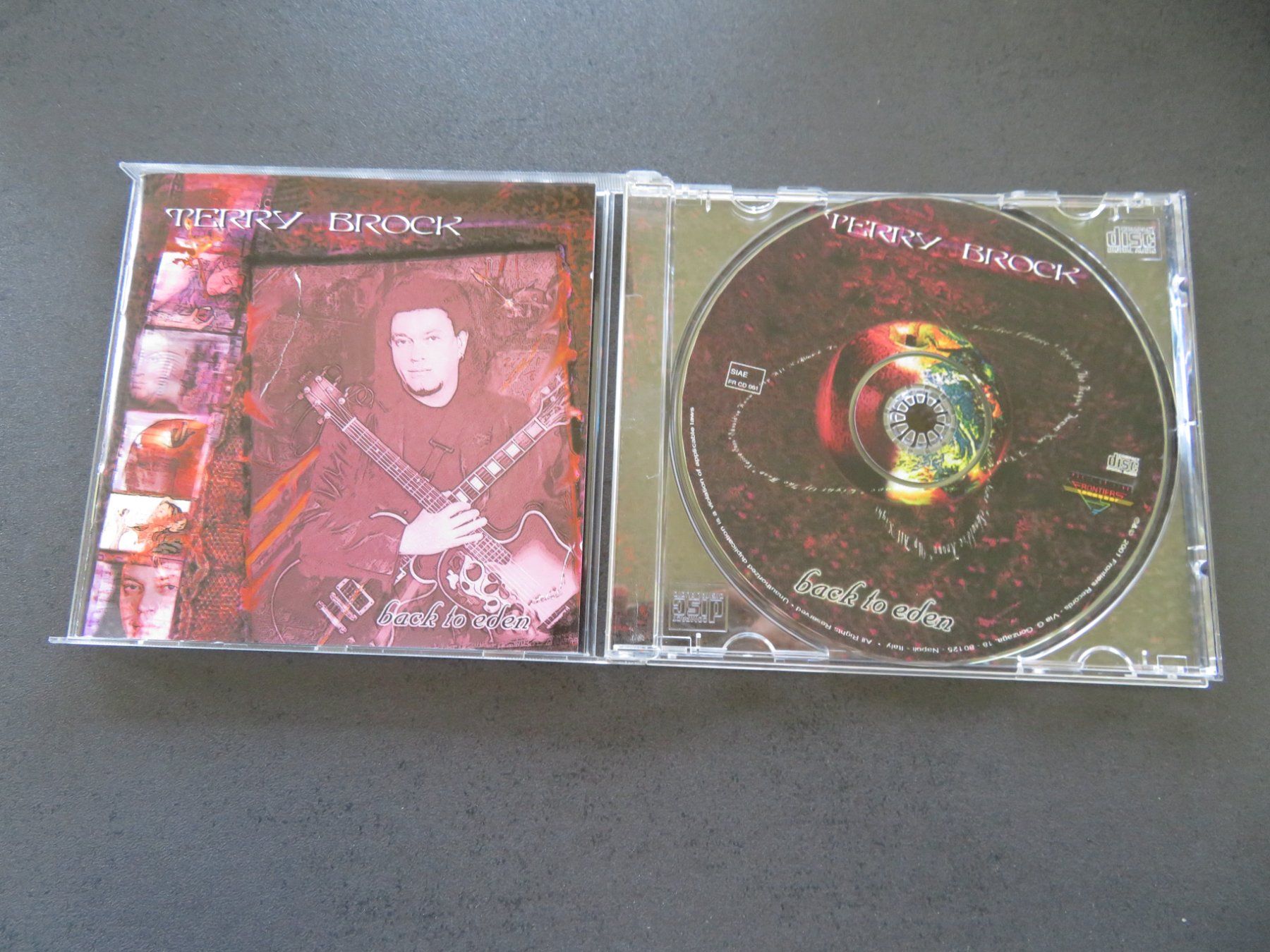 CD: TERRY BROCK Back to Eden 2001 HARD ROCK AOR CD – Usato da Niederbipp venduto da Onyx32
