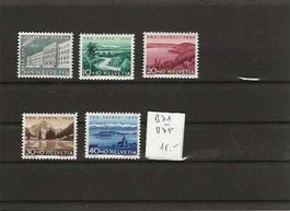 timbre Pro Patria 1955 B71 à B75 **