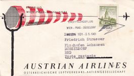 Erstflug AUA Wien - Düsseldorf 1961