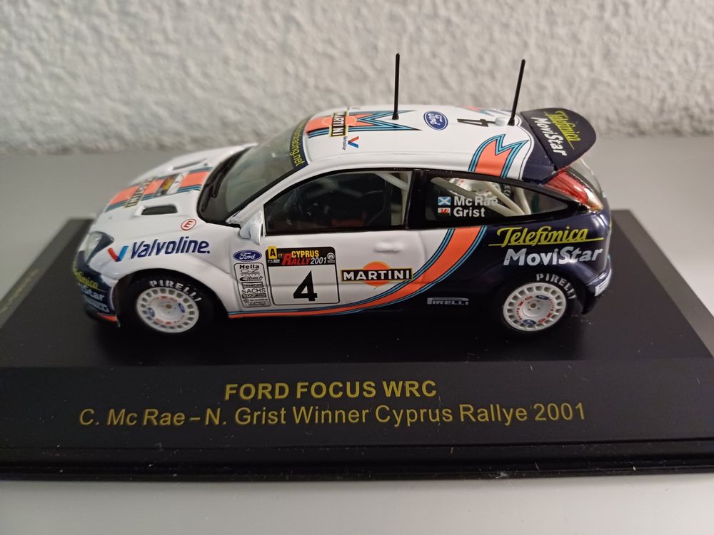 Ford Focus WRC Winner Cyprus Rallye 2001 (C.McRae/N.Grist) (Neu (gemäss ...