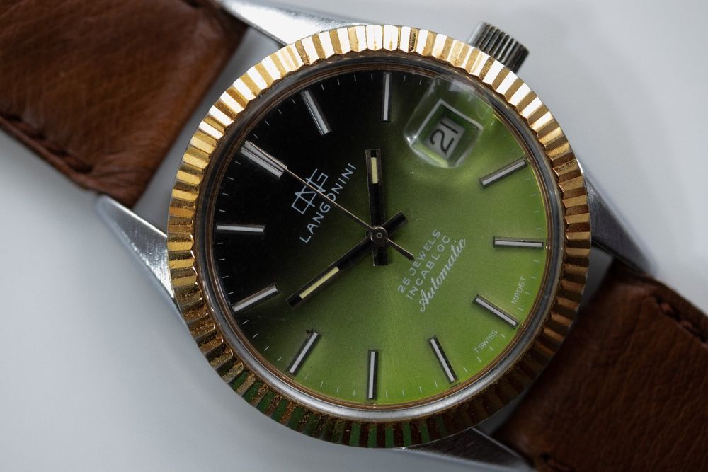 ETA 2783 Langonini Date Automat Sammleruhr/Herrenuhr -1M