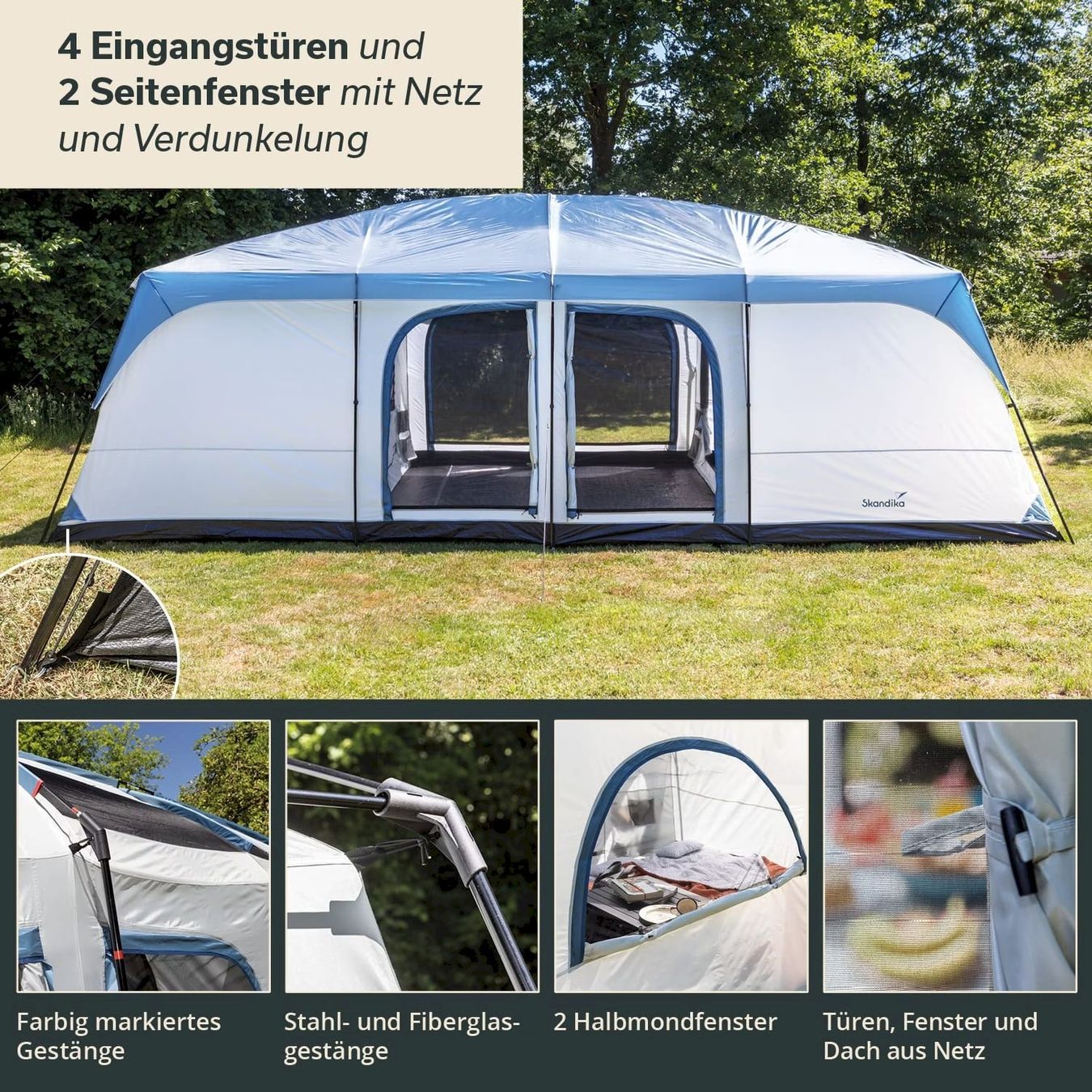 Zelte: Skandika Tonsberg 10 Protect Kuppelzelt – Neu und originalverpackt aus Bottighofen von zaap 4