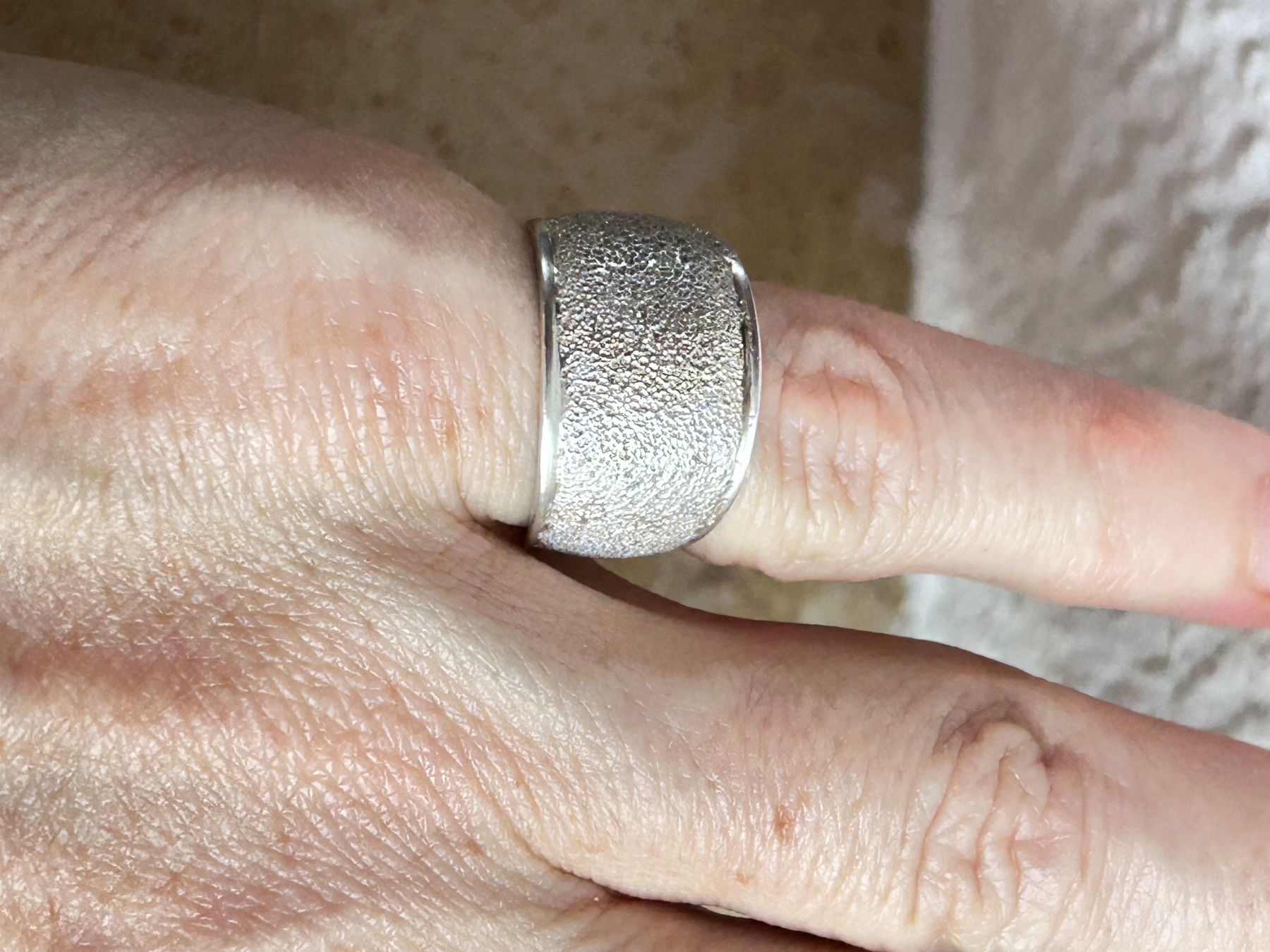 Anelli: Silberring feine Struktur  (53) – Usato da Laufen venduto da belleskulptur
