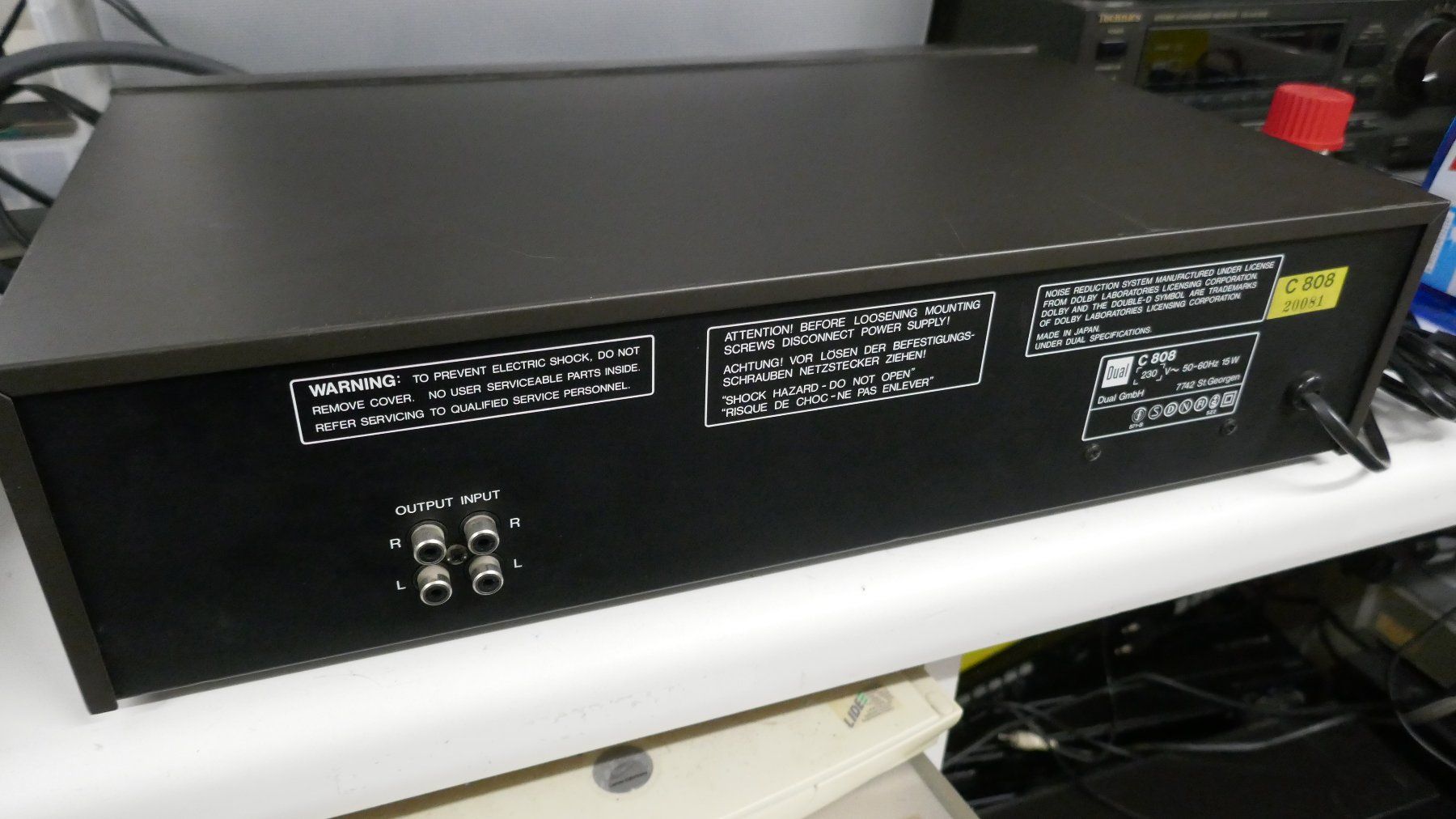 Dual Enregistreurs: Dual Kassettendeck C808 – D'occasion à Wenslingen par FairlightCMI 5