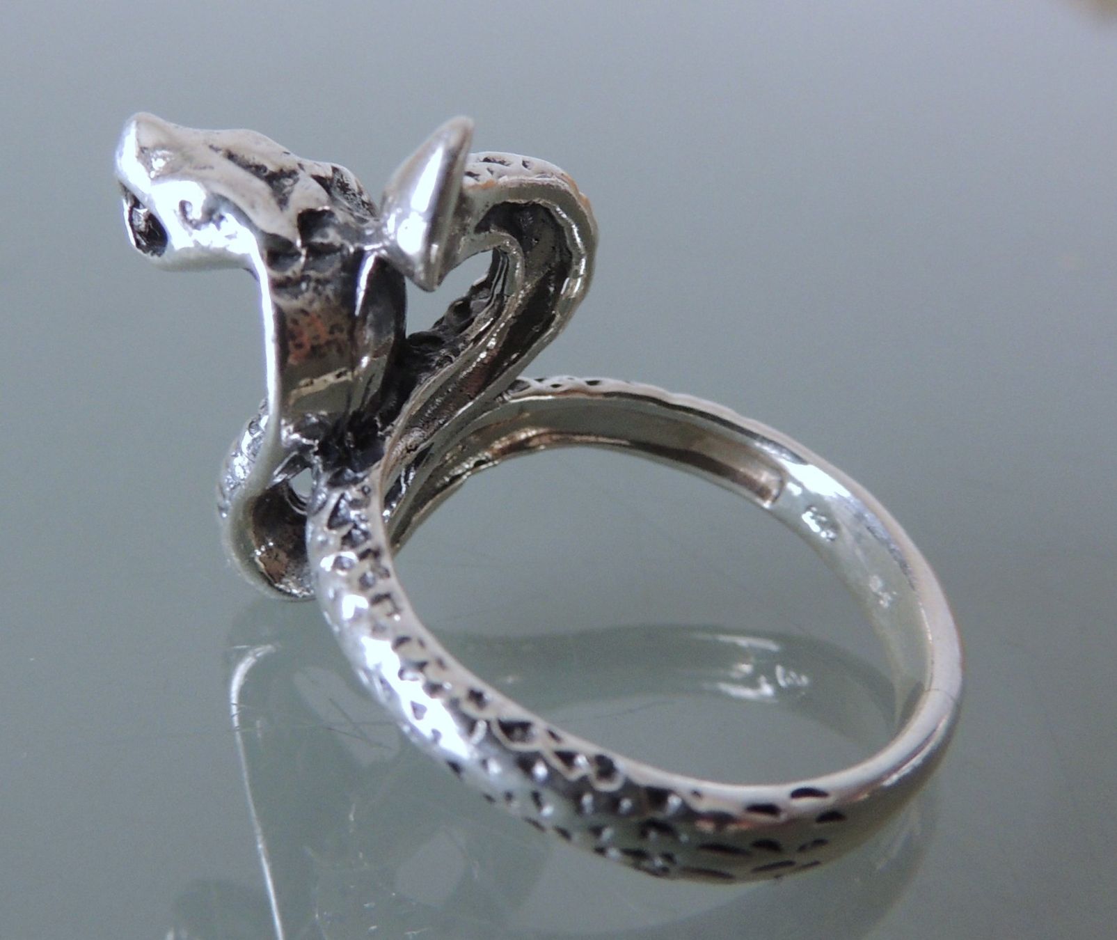 Anelli: Silber 925 Fingerring Gr. 60 Schlange – Nuovo (secondo la descrizione) da Waldenburg venduto da schaller707 2