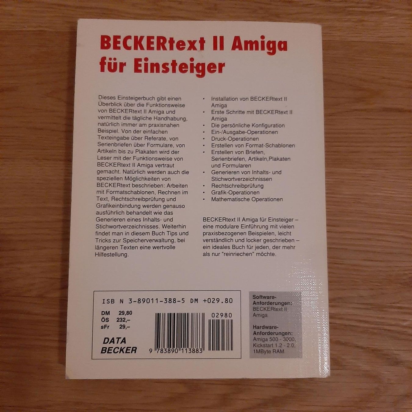 Commodore PC: Amiga Beckertext 2 für Einsteiger – Usato da Beringen venduto da Beringen75 1