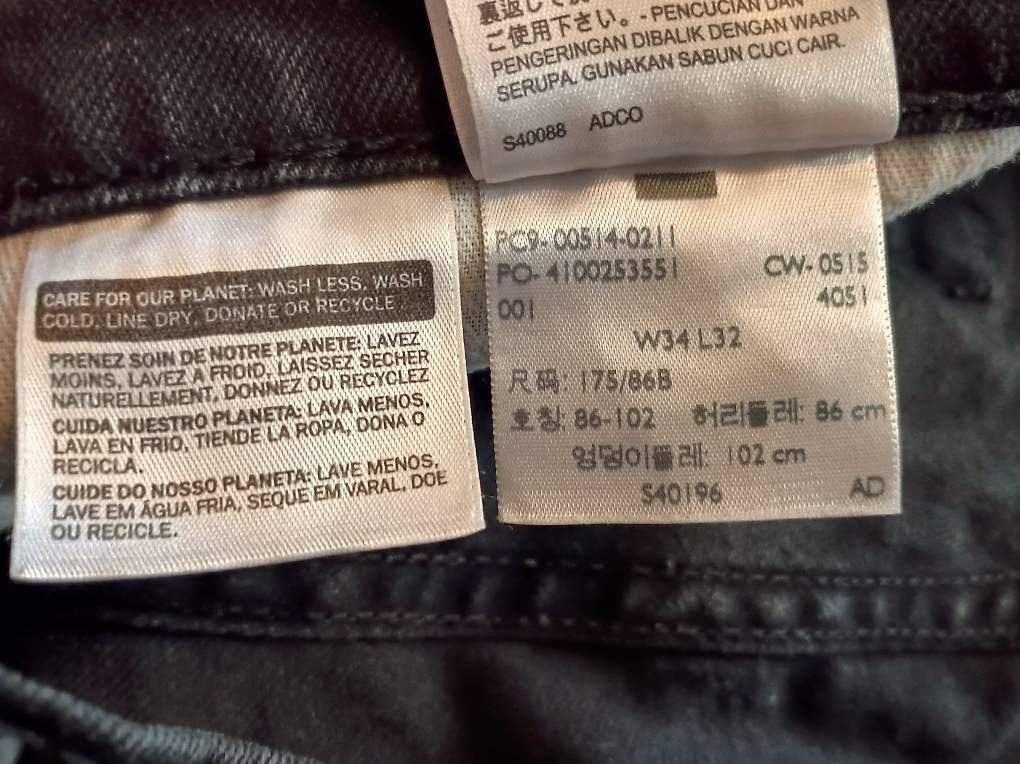 Levi's Jeans: Schwarze Jeans von Levi's W34 L32 – Usato da Zürich venduto da Melianea 4