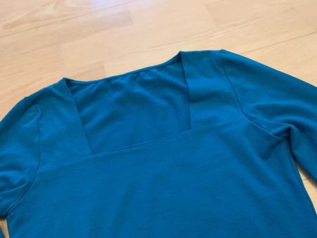 Colora Shirt, Gr. XXS/XS, BioBaumwolle, Türkis, NEU