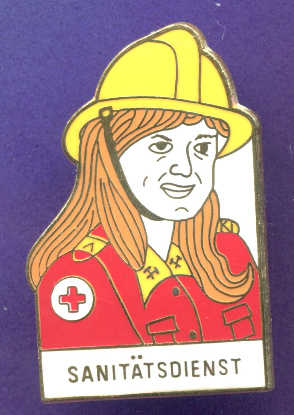 Placchette & Badge: Feuerwehr  SANITÄTSDIENST – Usato da Winterthur venduto da Sammleroase
