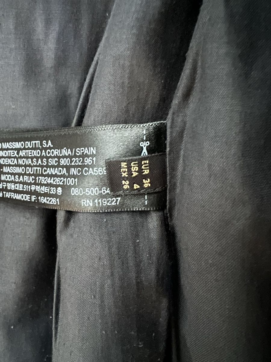 Massimo Dutti Completi & Tailleur: Massimo Dutti Blazer schwarz Grösse 36 – Usato da Zürich venduto da jasi031 2