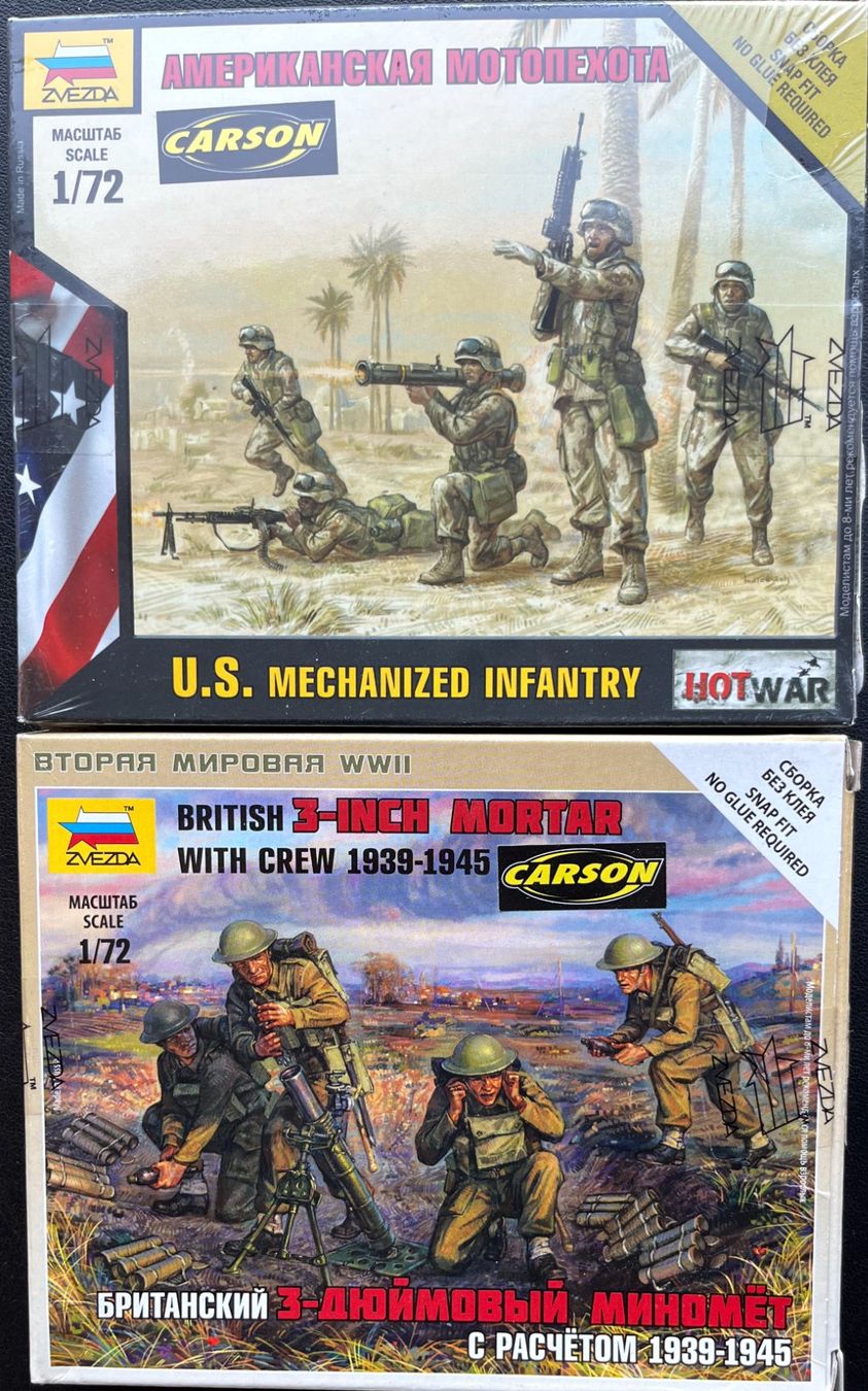 Zvezda Kit di modellismo & Modellini statici: 2x Figuren Bausatz  WW II – Nuovo e nell'imballaggio originale da Küsnacht ZH venduto da Koluk