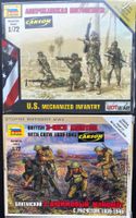 2x Figuren Bausatz  WW II