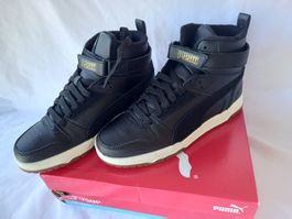 Puma Sneaker RBD Game WTR Junior Gr.38 Schwaz Weiss Neu