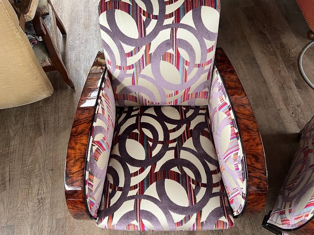 Sessel: Fauteuils club art deco noyer – Gebraucht aus Mollens VD von espritartdeco 2
