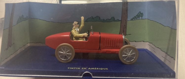 Tintin - Ensemble de 9 voitures 1:43 - En voiture Tintin