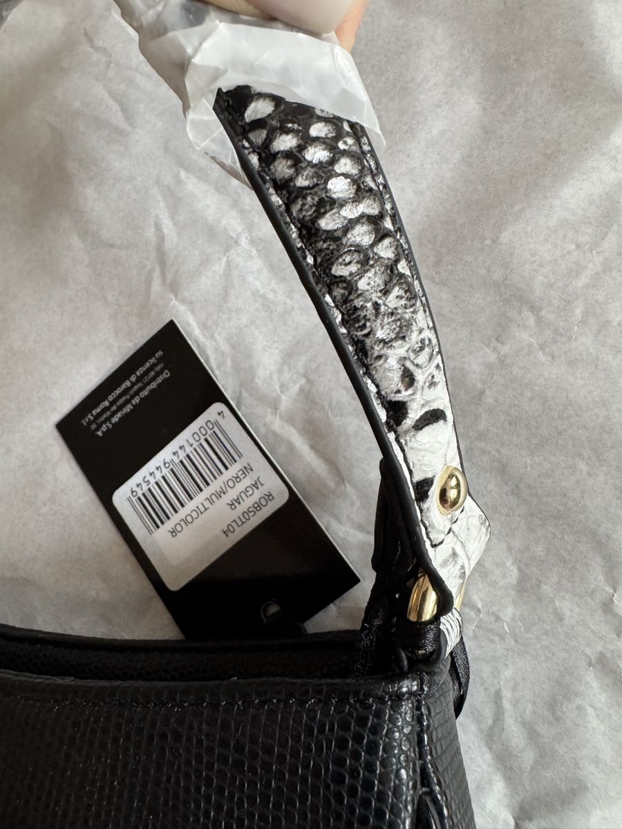Roccobarocco Taschen für Damen: Sac RoccoBarocco noir et python NEUF chic – Neu und originalverpackt aus Morges von sandy069 4
