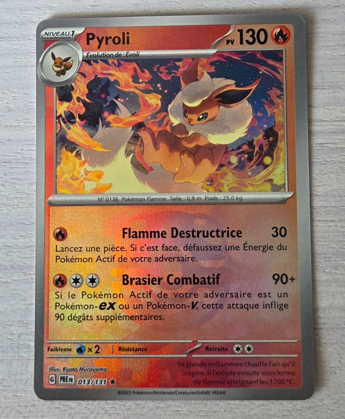 Pokémon Carte collezionabili: Carte Pokemon Pyroli 013/131 Masterball Évolutions Prismatiq – Usato da Grand-Lancy venduto da ama_j78l