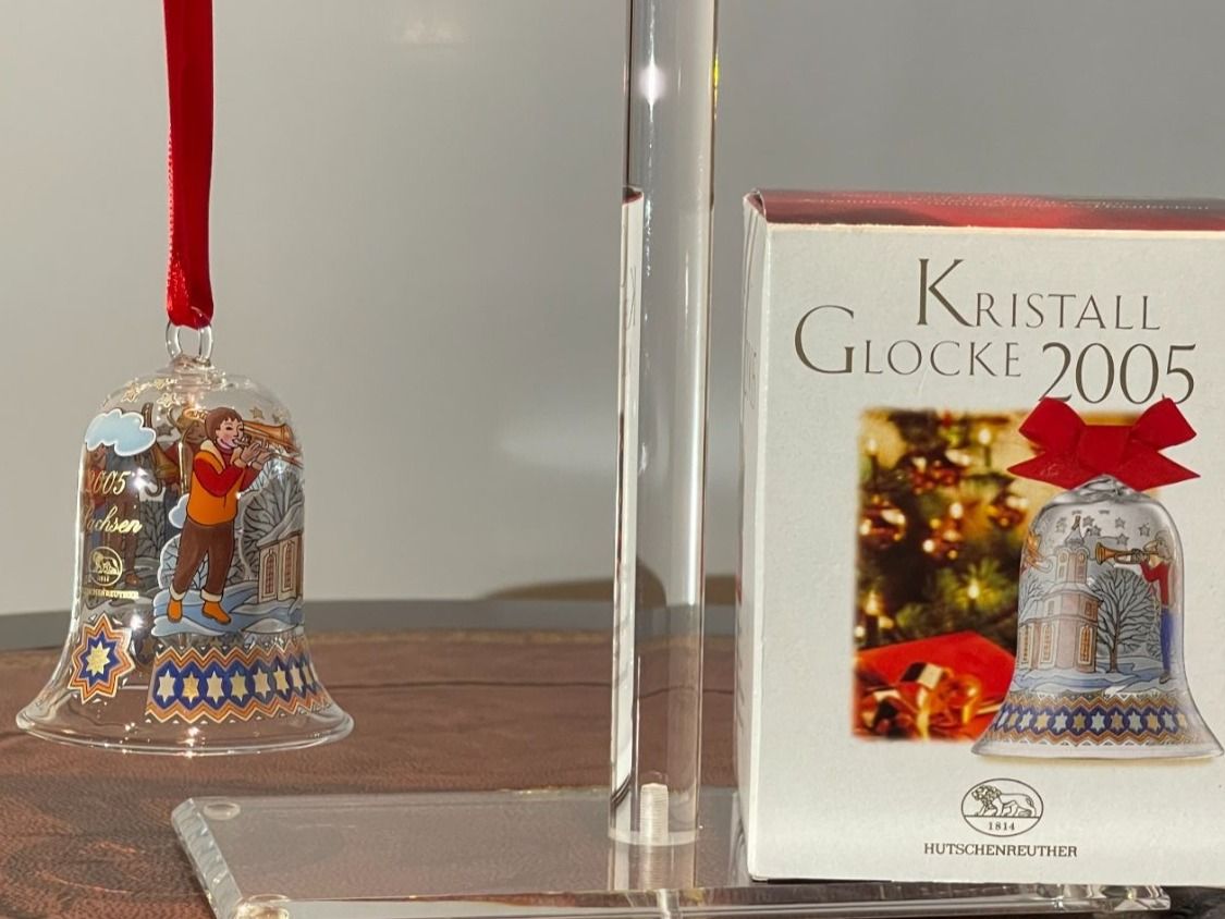 Hutschenreuther Alle Dekorationen: Weihnachtskristall Glocke von Hutschenreuther 2005 – Neu (gemäss Beschreibung) aus Niederwil AG von Allegra-9