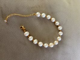 Natural pearl bracelet