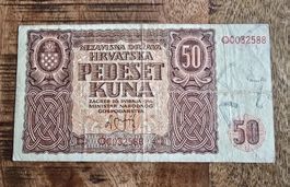 Kroatien 50 Kuna 1941