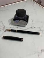 Füllfederhalter Waterman Ideal 18K Goldfeder schwarz M