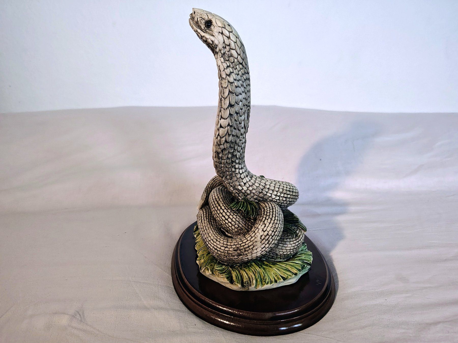Statuette: Tierfigur Deko Lebensecht Schlange Cobra – Usato da Rüti ZH venduto da Prostias 5