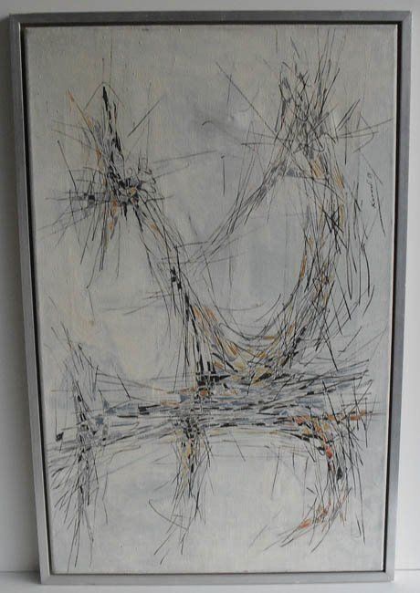 Tableaux: KORADI Henry. OELGEMÄLDE. Abstrakte Komposition – D'occasion à Basel par basilisk04 1