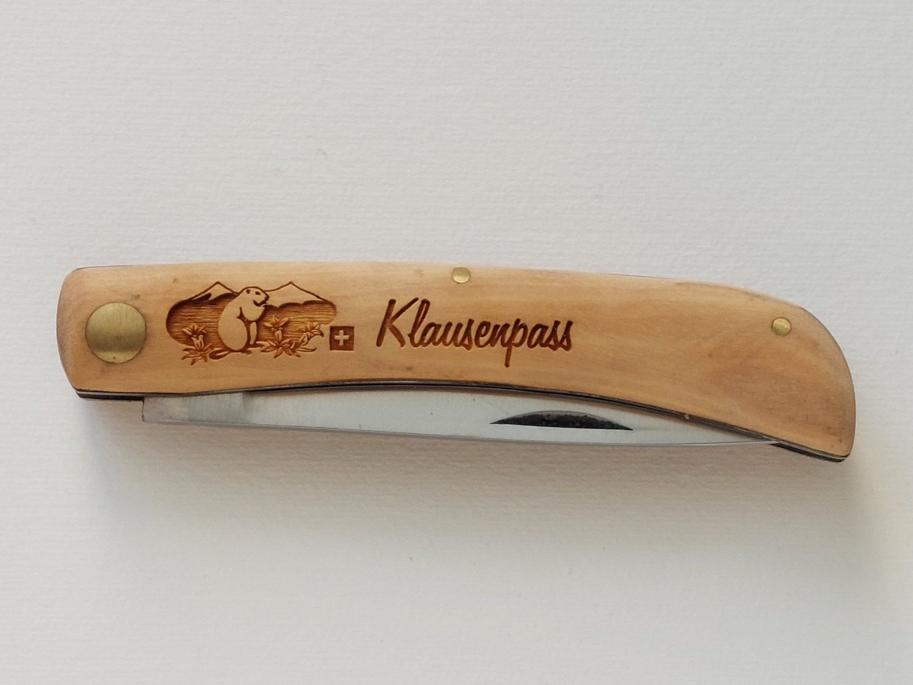 Coltelli tascabile: Klappmesser / Taschenmesser / Sackmesser - Klausenpass – Nuovo e nell'imballaggio originale da Liebefeld venduto da Helveticus6 4