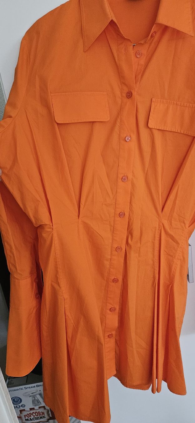 Pinko Vestiti: PINKO Orange Baumwollkleid Gr. 38 – Usato da Hellbühl venduto da Veci02 3