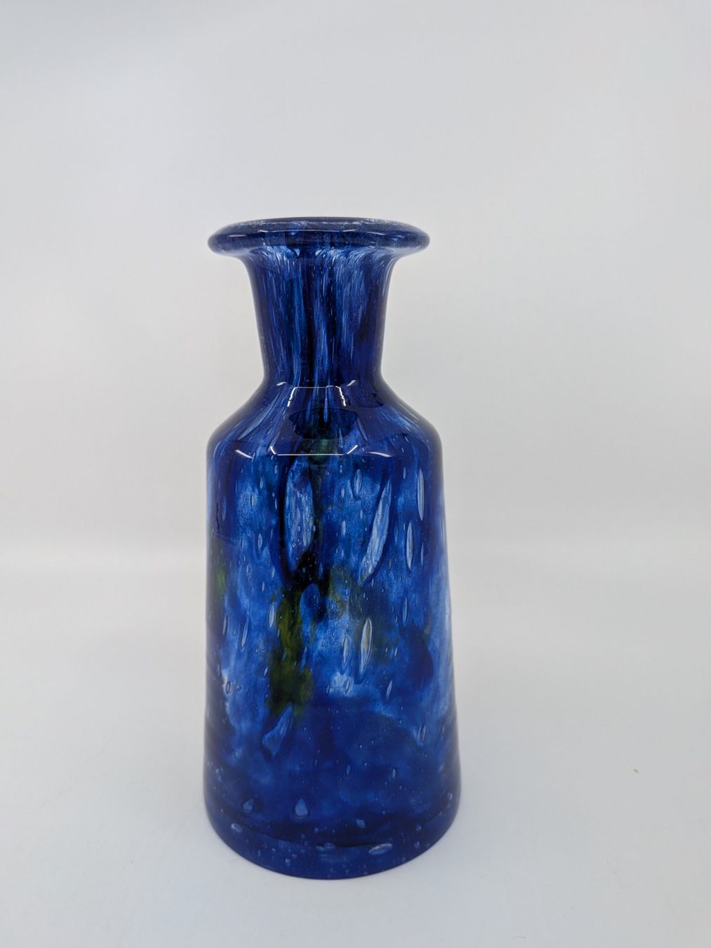 Vasi & Recipienti: Flasche Vase Glasvase blau – Usato da Emmen venduto da magelan