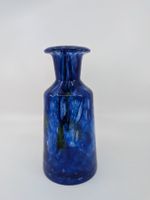 Flasche Vase Glasvase blau
