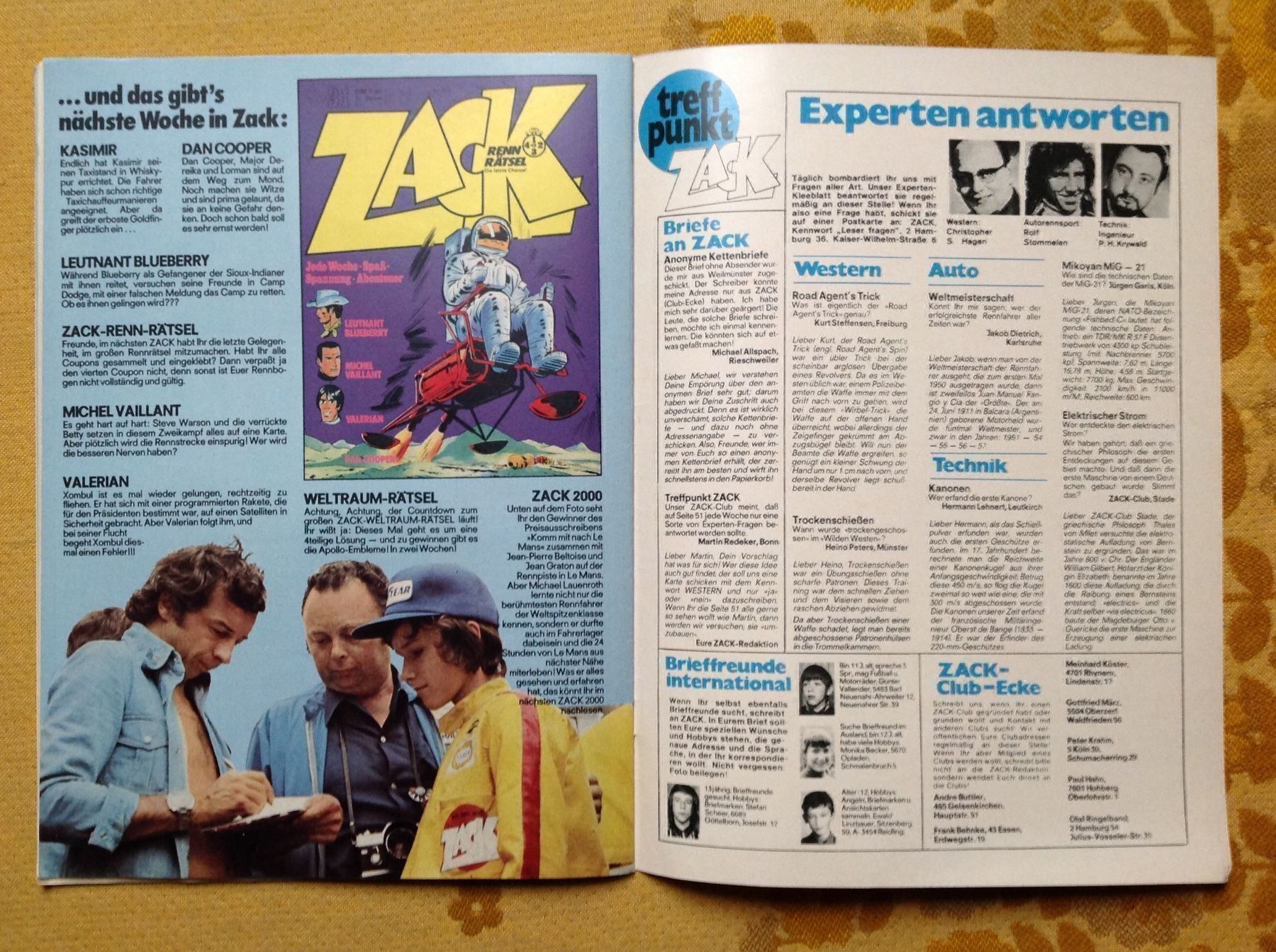 Comics: Zack Heft Nr 30 von 1973 – Gebraucht aus Endingen von nathan05 8