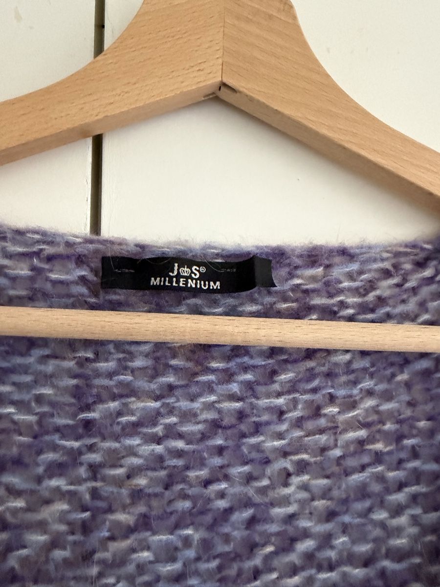 Pulls & Sweat-shirts: Pull violet Mohair/Laine TU large – D'occasion à Genève par sar_852v 1