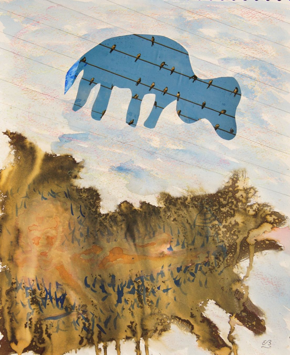 Tableaux: Surreale Collage: The beast in me – Neuf (Voir description) à Fribourg par erw_68dx