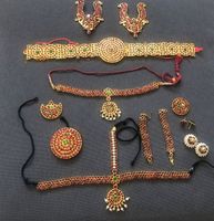 Dancing Schmuck Kette Ohrringe Indien India Indische