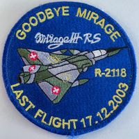 Schweizer Luftwaffe Mirage III RS R-2118 Last Flight