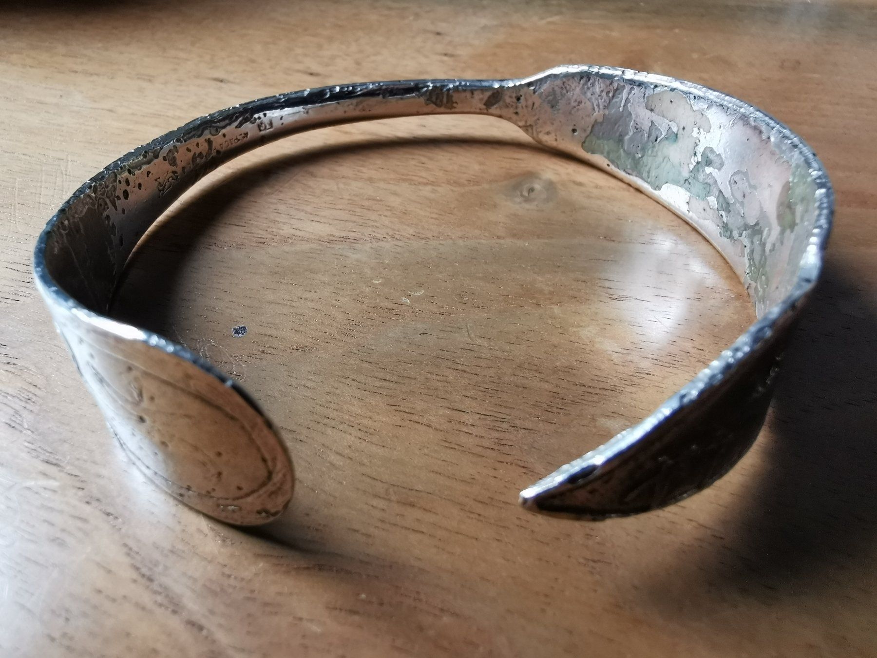 Bracciali & Braccialetti: antiker Armreif Alpakasilber – Usato da Stäfa venduto da flamingo_17 7