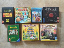 7 Spiele des Jahres (mind. nominiert)